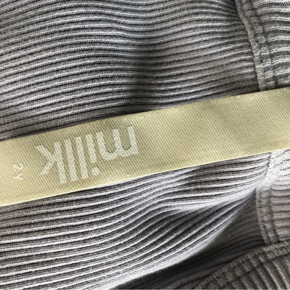 Millk Ribbed Weekly Onesie in Lavender - Picture 2 of 3